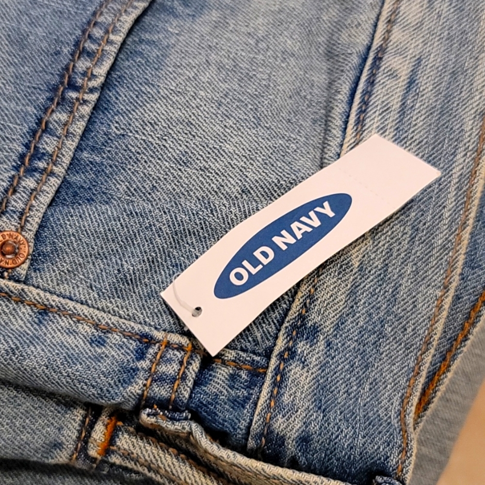 Old Navy acid washed bootcut denim jeans 38x32 brand new with tags